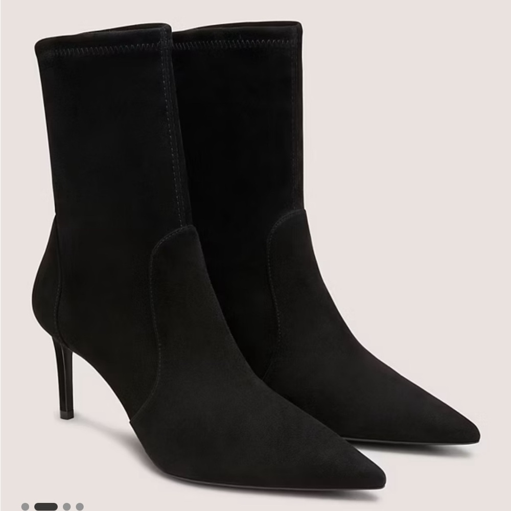 Stuart Weitzman Suede 75 Booties
